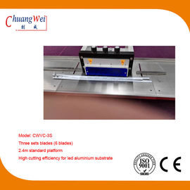 Auto Six Blades V - Cut PCB Separator For Aluminium Cutting With Plastic Cover
